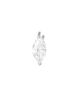 Titanium Marquise Threadless End - Clear CZ - 3 sizes available (18g/16g)