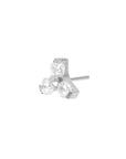 Titanium Triple Threadless End - Clear CZ (18g/16g)