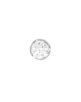 Titanium Clear CZ Threadless End (18g/16g)