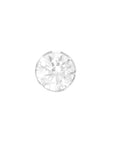 Titanium Clear CZ Threadless End (18g/16g)