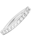 Titanium Dash Clicker - Clear CZ (16g and 14g)