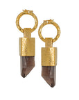 SB Smoky Quartz Crystal Clasp 3mm (8g)