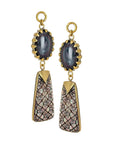 SB Rainbow Obsidian, Black Mother of Pearl Ornamental