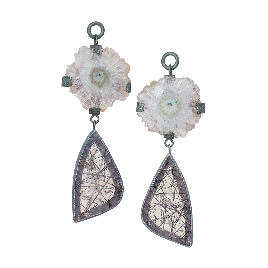 OXSS Stalactite, Tourmalated Quartz