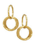 Solid Brass Hammered JUMP Rings 10g