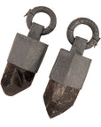 Smoky Quartz Crystal Clasp 5mm (4g)