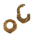 Scale Clasp Hoops