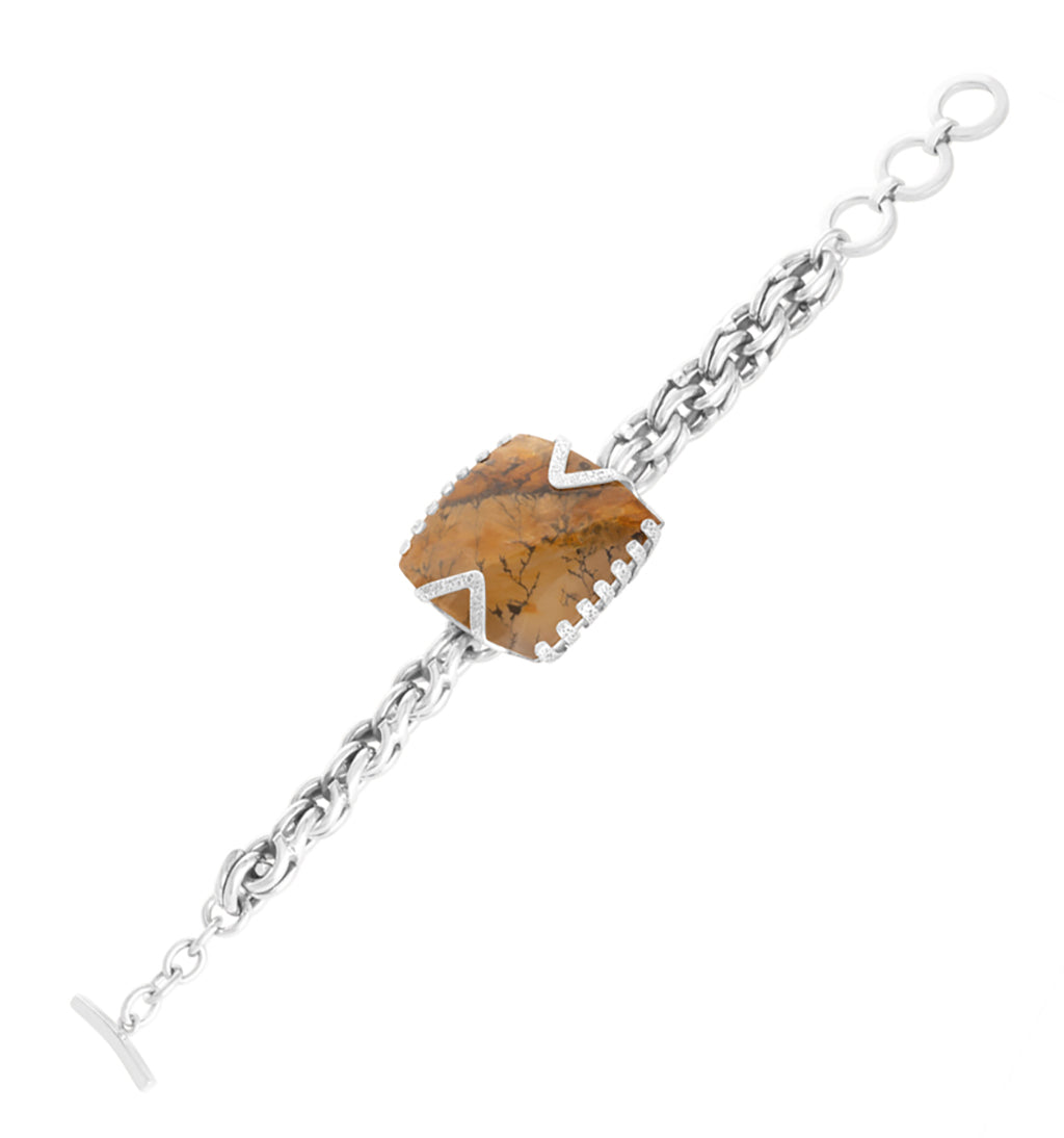 Dendritic Quartz Bracelet
