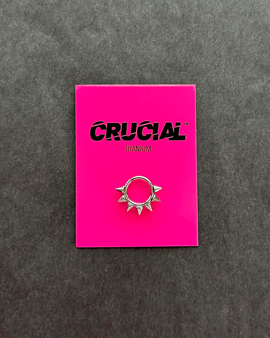 Titanium Stabby Punk Clicker - (16g)