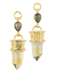 Goldsheen Obsidian & Citrine Crystals