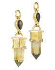 Goldsheen Obsidian & Citrine Crystals