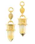 Goldsheen Obsidian & Citrine Crystals