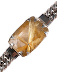 Rutilated Quartz Interlocking Bracelet