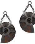 Black Obsidian Floating Ammonites