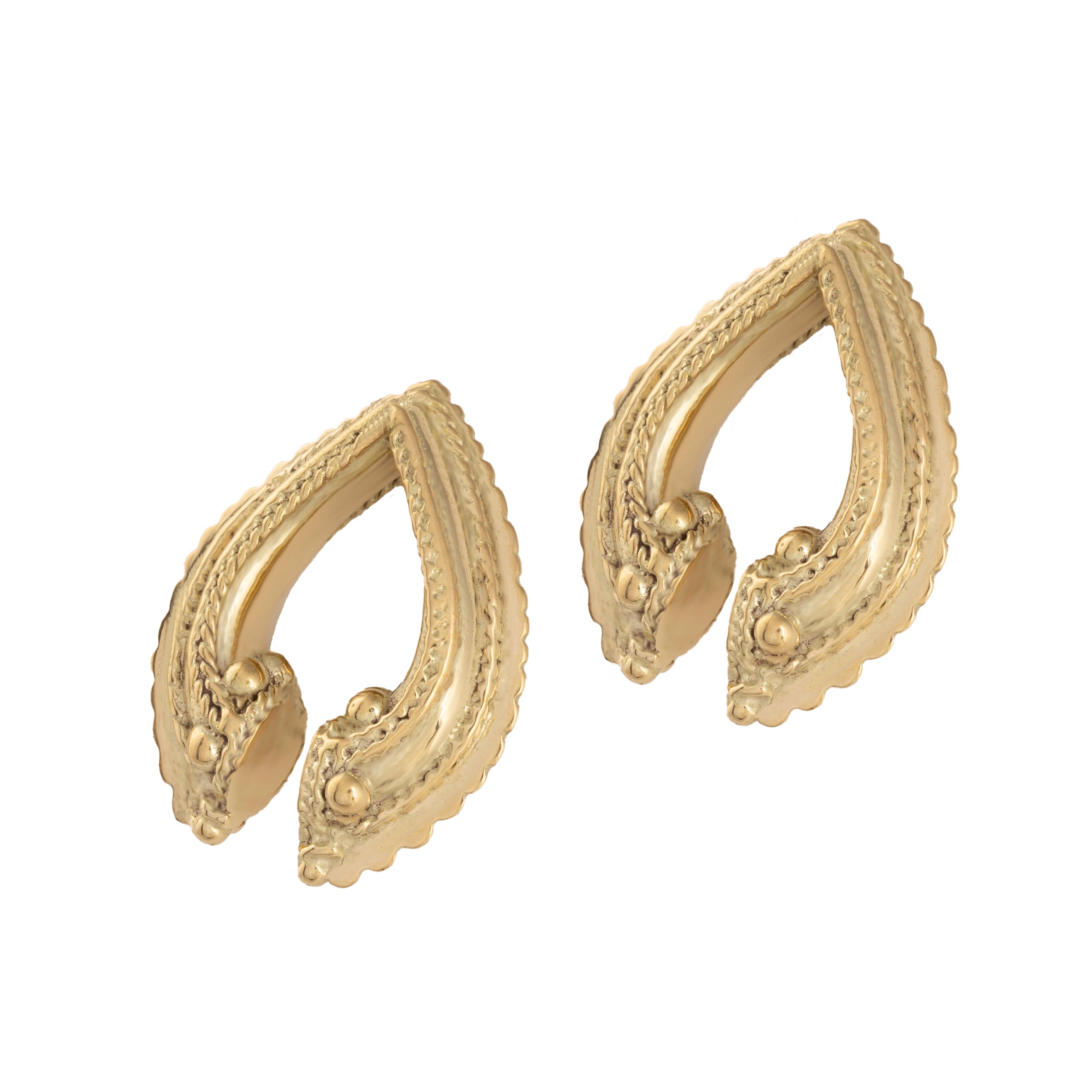Solid Gold 14k Braided Weights - 12.5mm (1/2”)