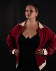 Golden Arowana Red Track Suit Top