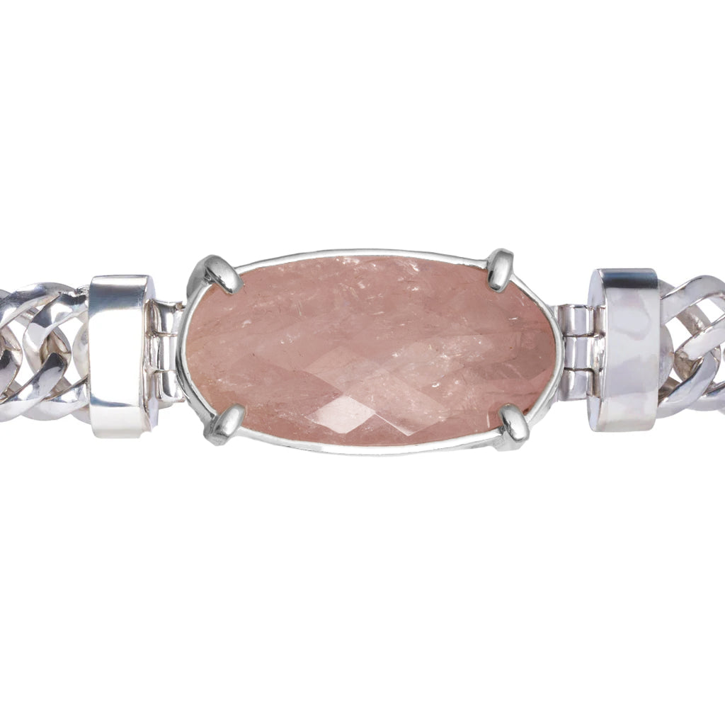 Rose Quartz Interlocking Bracelet