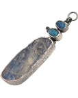 Rough Face Labradorite & Apatite Ear Weights