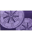 Purple Wheel Recycled Kimono Jewelry Pouch