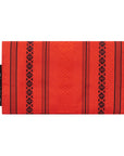Orange & Black Recycled Kimono Jewelry Pouch