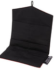 Orange & Black Recycled Kimono Jewelry Pouch