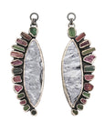 Rough Face Silicon & Tourmaline Ear Weights