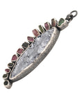 Rough Face Silicon & Tourmaline Ear Weights