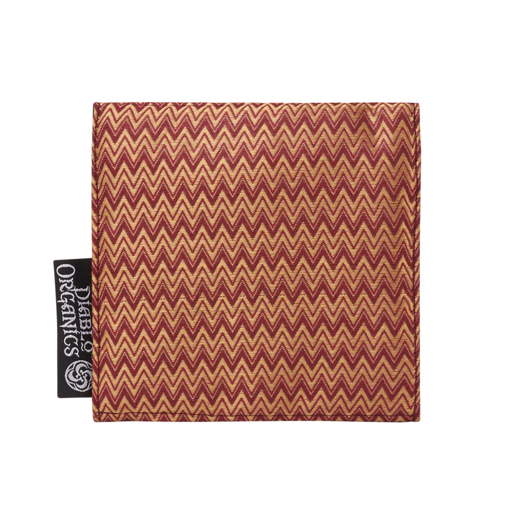 Red Chevron Jewelry Pouch