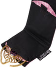 Pink Chevron Jewelry Pouch