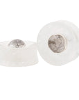 Quartz & Tourmalated Quartz Stone Inlay Plugs