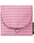 Pink Chevron Jewelry Pouch