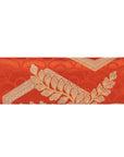 Burnt Orange & Gold Floral Recycled Kimono Jewelry Pouch