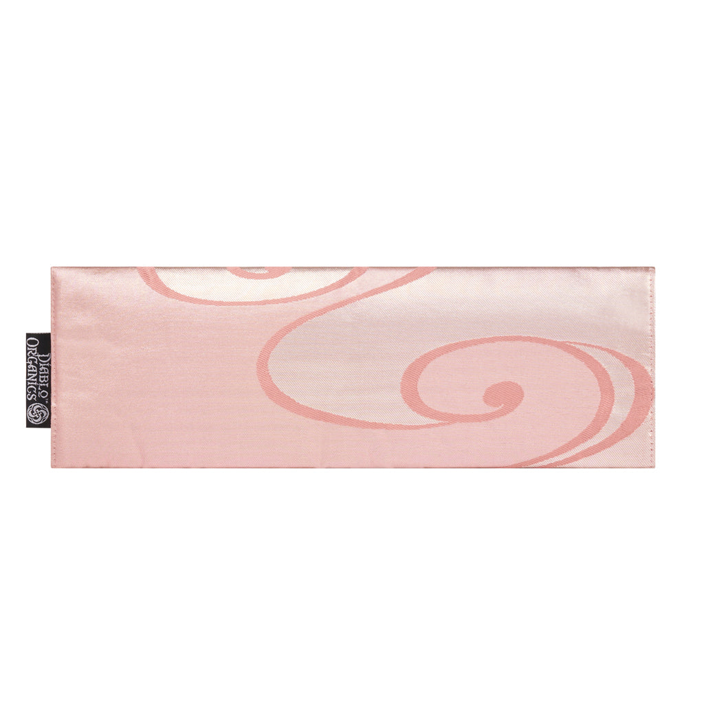 Pink Swirl Recycled Kimono Jewelry Pouch