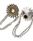 Vintage Flower Shield Chain Plugs