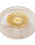 Quartz Mandala Stone Inlay Plugs