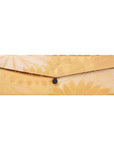 Golden Flower Recycled Kimono Jewelry Pouch