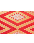 Red & Gold Recycled Kimono Jewelry Pouch