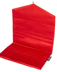 Red & Gold Recycled Kimono Jewelry Pouch