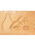 Bronze Flower Recycled Kimono Jewelry Pouch