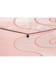 Pink Swirl Recycled Kimono Jewelry Pouch