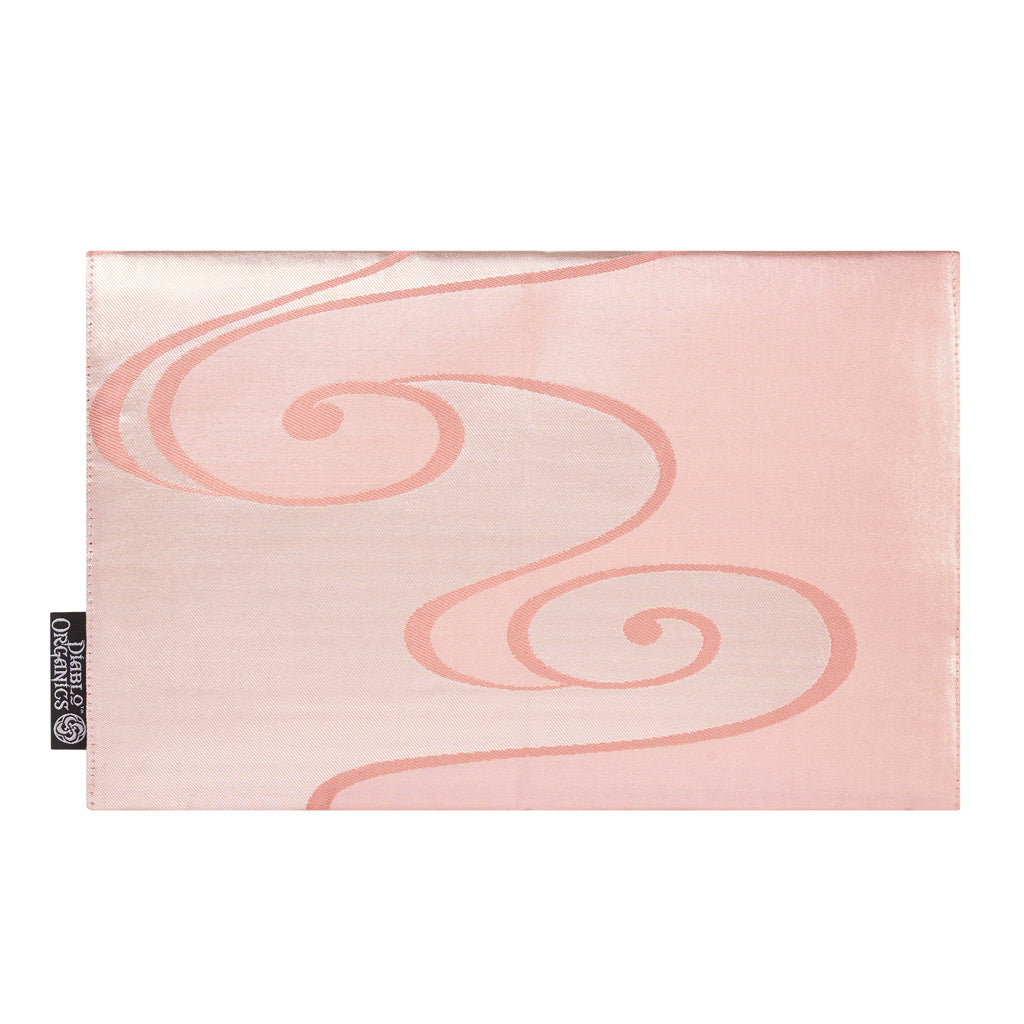 Pink Swirl Recycled Kimono Jewelry Pouch