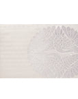 White & Silver Flower Recycled Kimono Jewelry Pouch