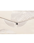 White Pinwheel Recycled Kimono Jewelry Pouch