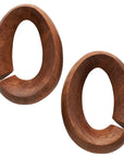 Amboyna Burl Oval Weights