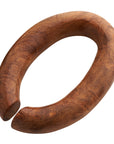 Amboyna Burl Oval Rings