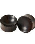 Black Ebony Concave Plugs