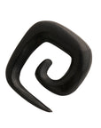 Black Ebony Square Spirals