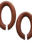 Bloodwood Oval Rings