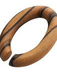 Tiger Ebony Oval Rings