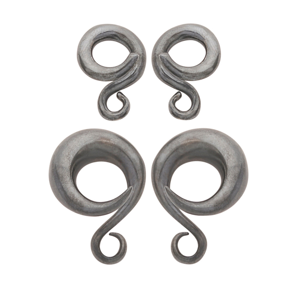 Oxidized Sterling Silver Classic Coils